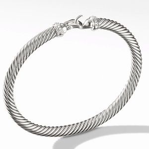 David Yurman Cable Buckle Bracelet with Diamonds